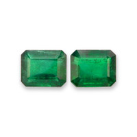 22.22 Ct.Tw.Total Carat Weight Emerald Pair from Zambia Video
