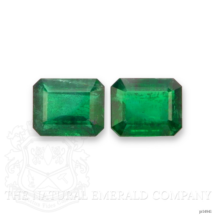 22.22 Ct.Tw. Emerald Pair from Zambia