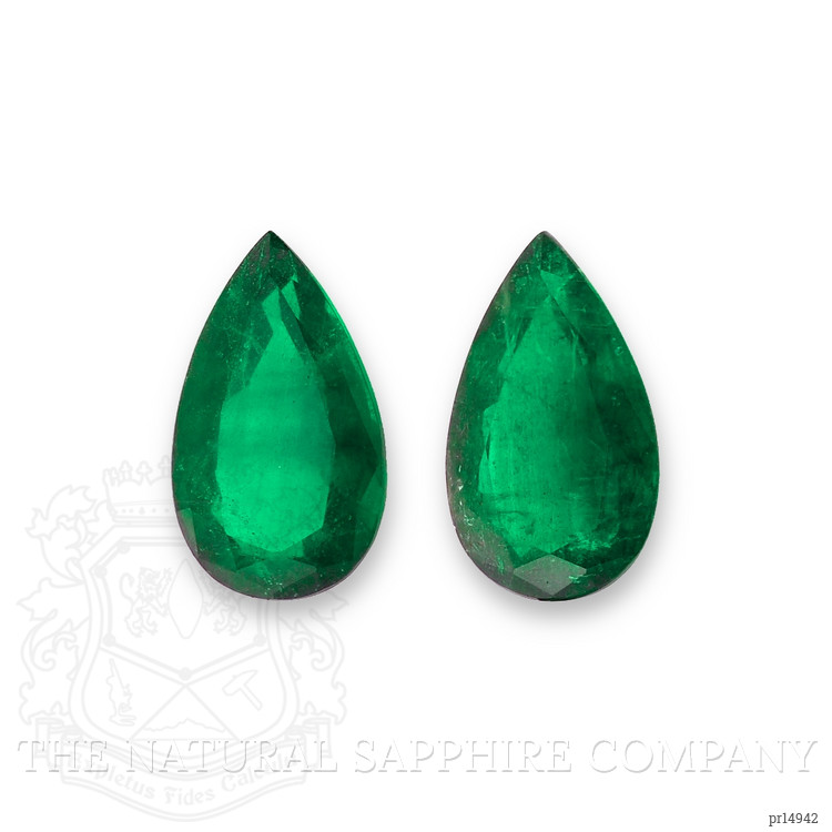 8.96 Ct.Tw. Emerald Pair from Zambia