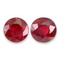 1.39&nbsp;Ct.Tw.Total Carat Weight Ruby Pair from Mozambique Video