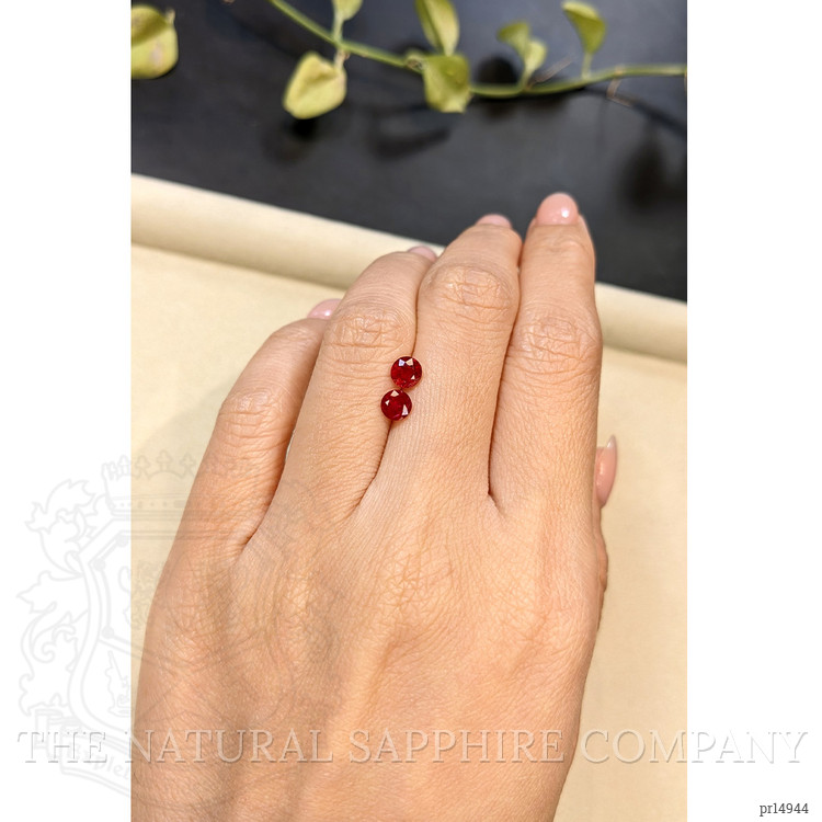 1.39 Ct.Tw. Ruby Pair from Mozambique