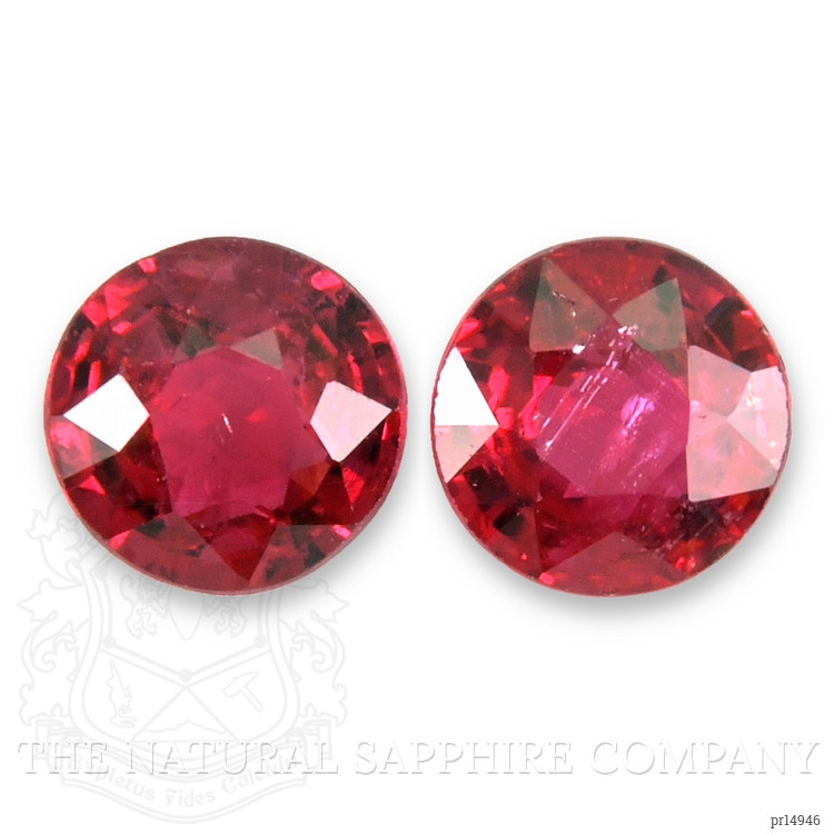 0.90 Ct.Tw. Ruby Pair from Mozambique