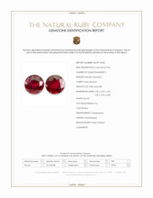 1.74&nbsp;Ct.Tw.Total Carat Weight Ruby Pair from Mozambique Scan Report