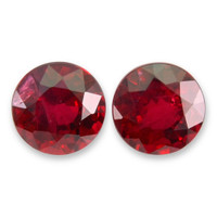 1.74&nbsp;Ct.Tw.Total Carat Weight Ruby Pair from Mozambique Video