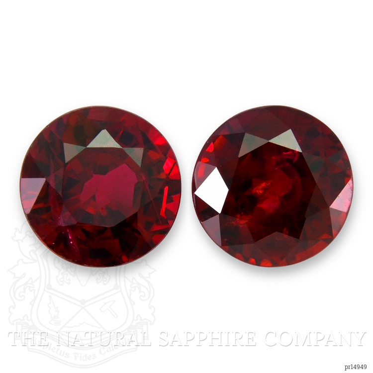 1.71 Ct.Tw. Ruby Pair from Mozambique