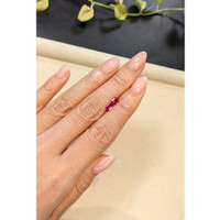0.86 Ct.Tw.Total Carat Weight Pinkish Red Ruby Pair from Mozambique Life Style