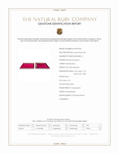 0.69&nbsp;Ct.Tw.Total Carat Weight Pinkish Red Ruby Pair from Mozambique Scan Report