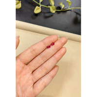 1.19&nbsp;Ct.Tw.Total Carat Weight Ruby Pair from Mozambique Life Style