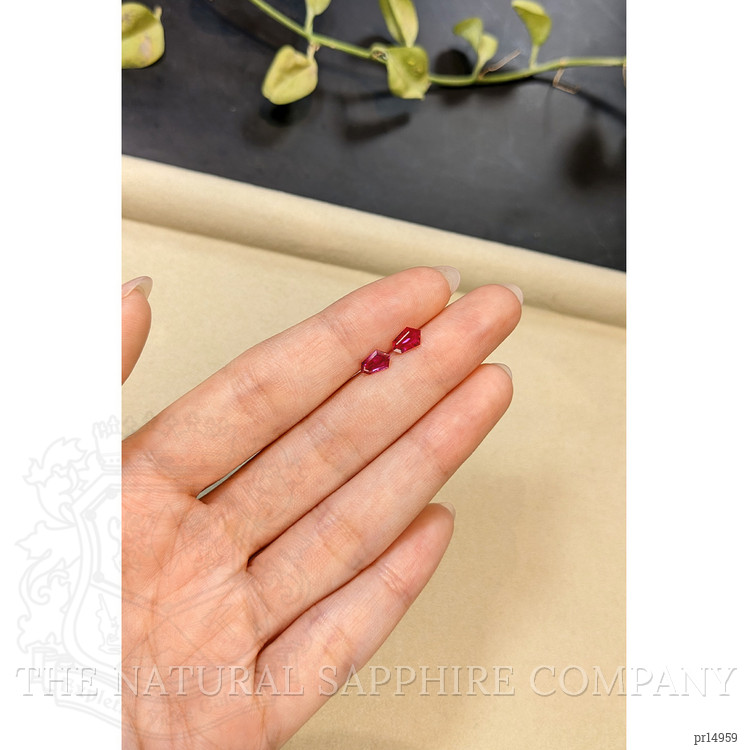 1.19 Ct.Tw. Ruby Pair from Mozambique