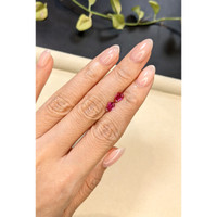 1.19 Ct.Tw.Total Carat Weight Ruby Pair from Mozambique Life Style