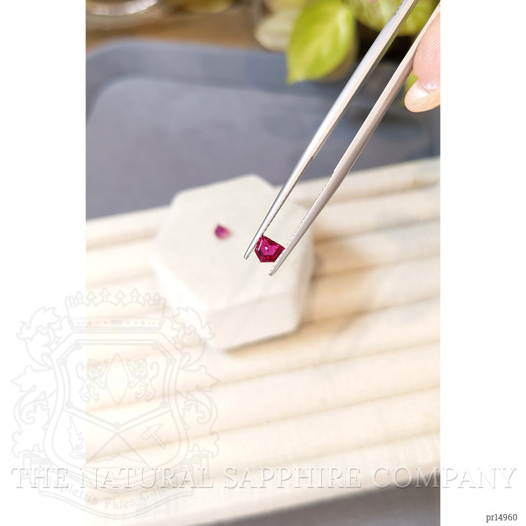 0.85 Ct.Tw. Ruby Pair from Mozambique