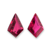 0.82&nbsp;Ct.Tw.Total Carat Weight Pinkish Red Ruby Pair from Mozambique Video