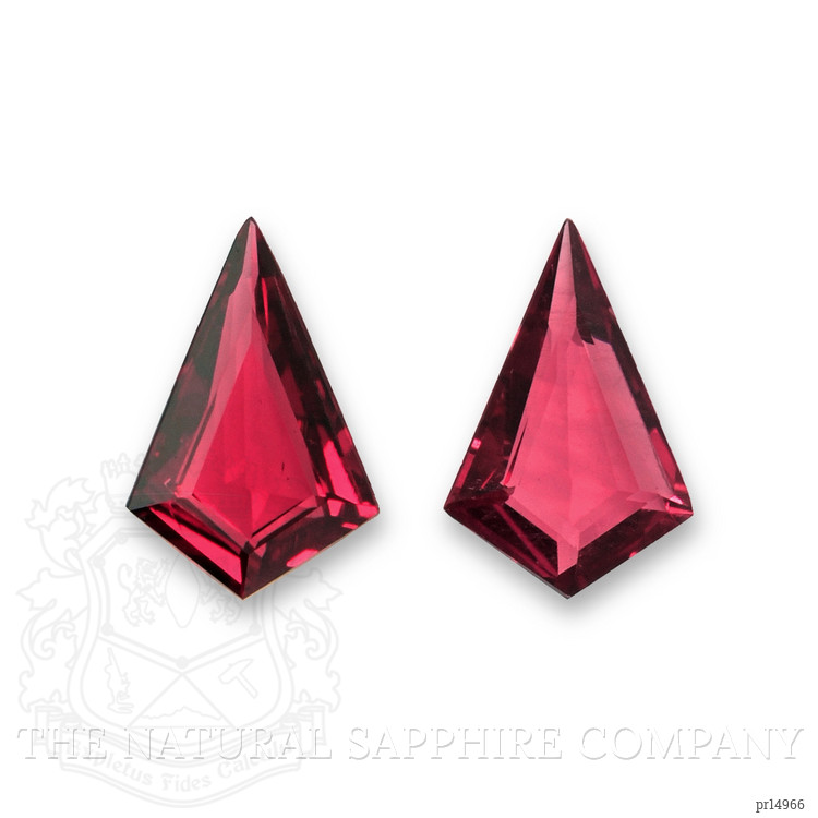 0.74 Ct.Tw. Ruby Pair from Mozambique