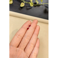 0.74 Ct.Tw.Total Carat Weight Ruby Pair from Mozambique Life Style