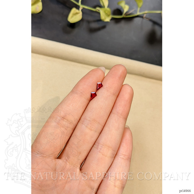 0.74 Ct.Tw. Ruby Pair from Mozambique