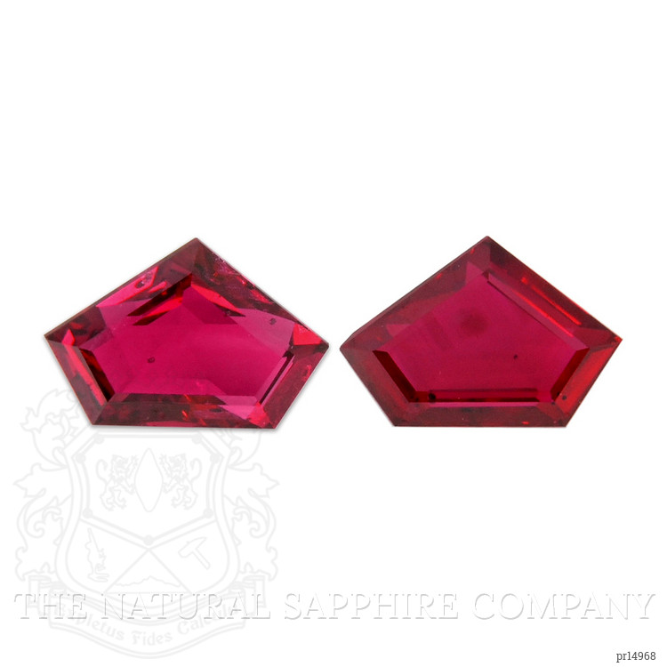 1.18 Ct.Tw. Ruby Pair from Mozambique