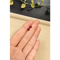 1.15&nbsp;Ct.Tw.Total Carat Weight Pinkish Red Ruby Pair from Mozambique Life Style