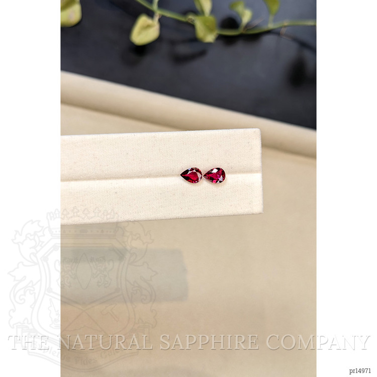 1.21 Ct.Tw. Ruby Pair from Mozambique