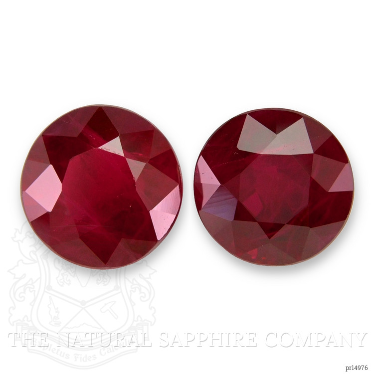 3.25 Ct.Tw. Ruby Pair from Mozambique