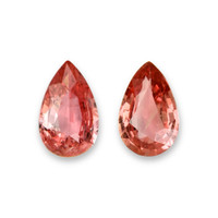 2.23&nbsp;Ct.Tw.Total Carat Weight Padparadscha Sapphire Pair from Ceylon (Sri Lanka) Video