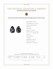 3.72&nbsp;Ct.Tw.Total Carat Weight Grey Spinel Pair from Burma (Myanmar) Scan Report