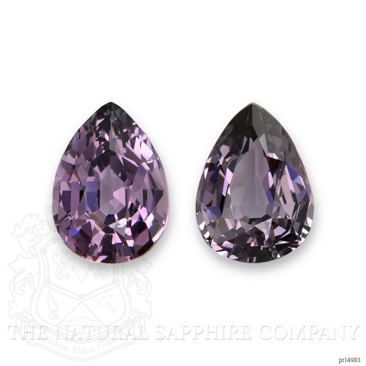 4.02 Ct.Tw. Purple Spinel Pair from Burma (Myanmar)