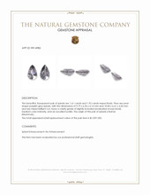 3.53&nbsp;Ct.Tw.Total Carat Weight Purplish Grey Spinel Pair from Burma (Myanmar) Appraisal