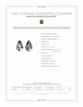 3.53&nbsp;Ct.Tw.Total Carat Weight Purplish Grey Spinel Pair from Burma (Myanmar) Scan Report