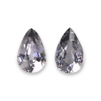 3.53&nbsp;Ct.Tw.Total Carat Weight Purplish Grey Spinel Pair from Burma (Myanmar) Video