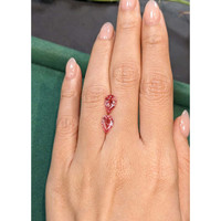 2.95&nbsp;Ct.Tw.Total Carat Weight Reddish Pink Spinel Pair from Burma (Myanmar) Life Style