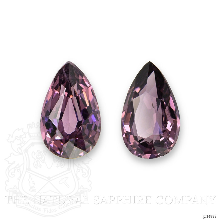 3.08 Ct.Tw. Pinkish Purple Spinel Pair from Burma (Myanmar)
