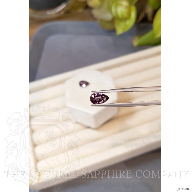 3.08 Ct.Tw. Pinkish Purple Spinel Pair from Burma (Myanmar)