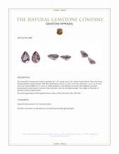 3.02 Ct.Tw.Total Carat Weight Pinkish Purple Spinel Pair from Burma (Myanmar) Appraisal