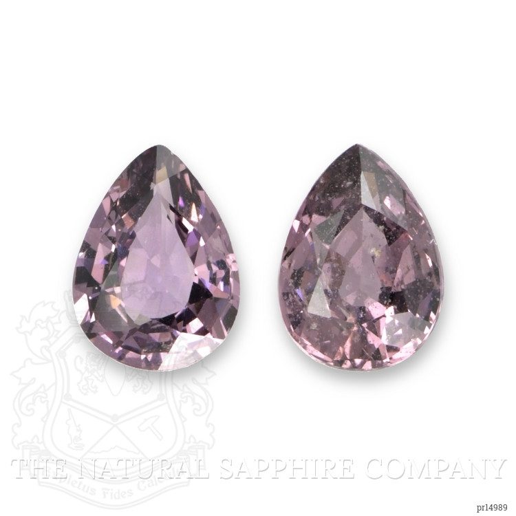 3.02 Ct.Tw. Pinkish Purple Spinel Pair from Burma (Myanmar)