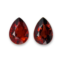 3.28&nbsp;Ct.Tw.Total Carat Weight Red Spinel Pair from Burma (Myanmar) Video