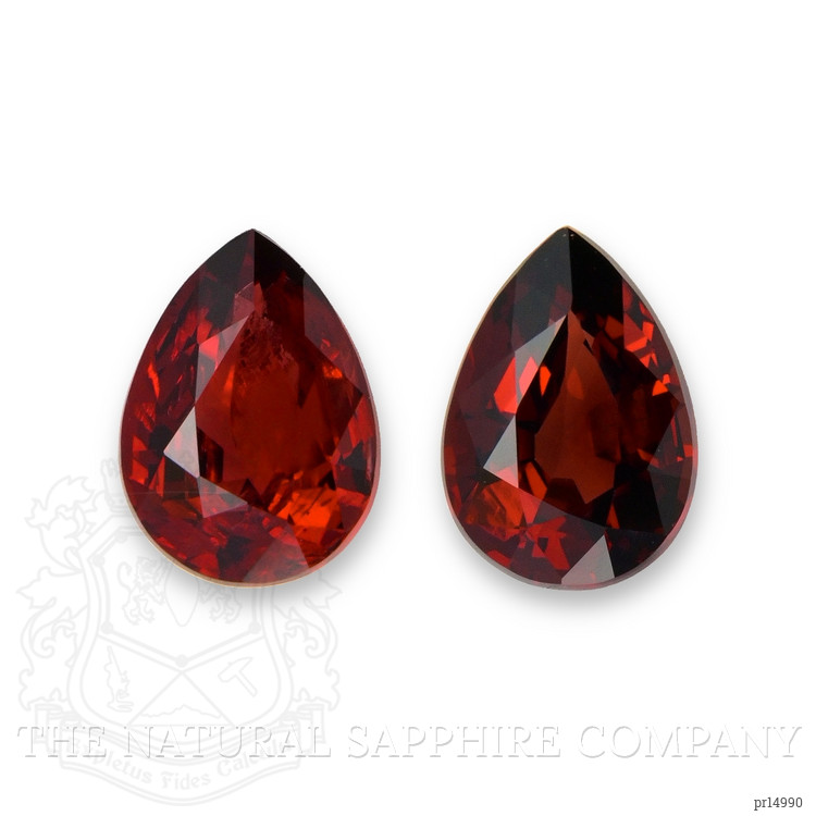 3.28 Ct.Tw. Red Spinel Pair from Burma (Myanmar)