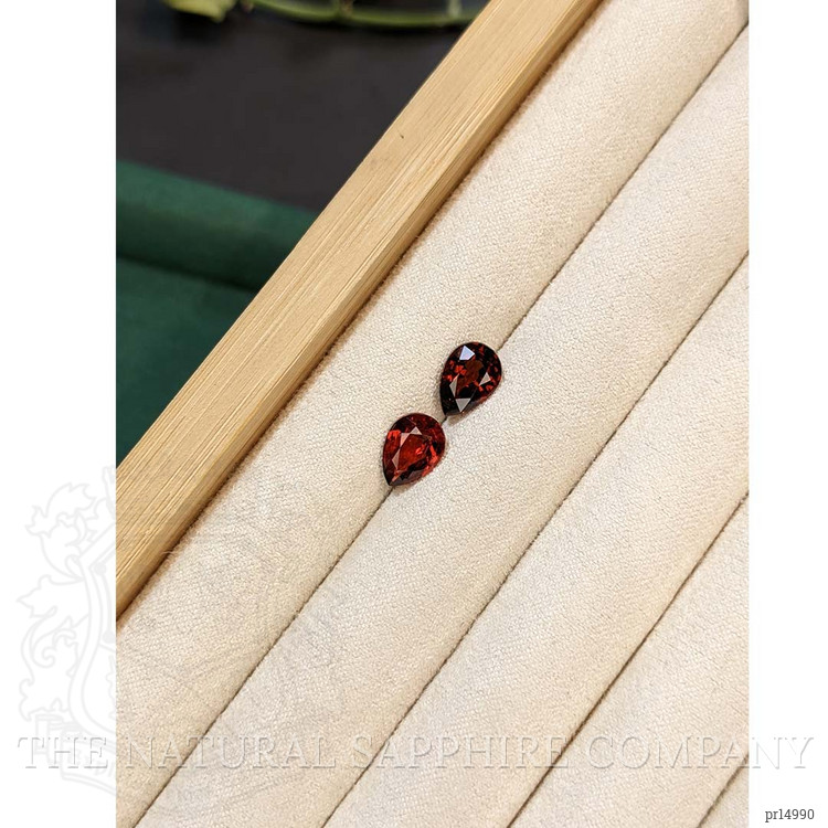 3.28 Ct.Tw. Red Spinel Pair from Burma (Myanmar)