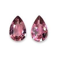 2.37&nbsp;Ct.Tw.Total Carat Weight Reddish Pink Spinel Pair from Burma (Myanmar) Video