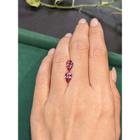 2.37&nbsp;Ct.Tw.Total Carat Weight Reddish Pink Spinel Pair from Burma (Myanmar) Life Style