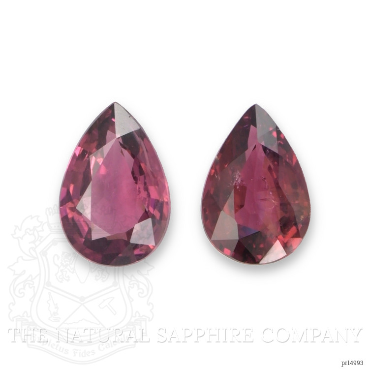 3.77 Ct.Tw. Pinkish Purple Spinel Pair from Burma (Myanmar)