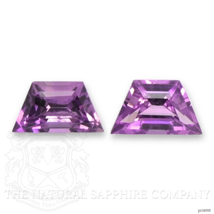 0.51 Ct.Tw. Purple Sapphire Pair from Madagascar