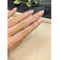 0.51&nbsp;Ct.Tw.Total Carat Weight Purple Sapphire Pair from Madagascar Life Style