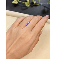 0.51&nbsp;Ct.Tw.Total Carat Weight Purple Sapphire Pair from Madagascar Life Style
