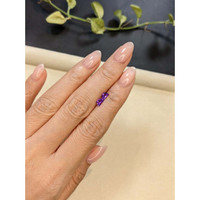 0.56&nbsp;Ct.Tw.Total Carat Weight Purple Amethyst Pair from Brazil Life Style