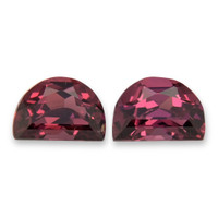 0.83 Ct.Tw.Total Carat Weight Red Garnet Pair from Madagascar Video