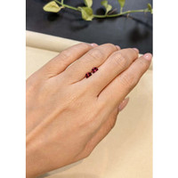 0.83 Ct.Tw.Total Carat Weight Red Garnet Pair from Madagascar Life Style