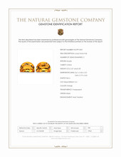 0.57 Ct.Tw.Total Carat Weight Orange Citrine Pair from Brazil Scan Report