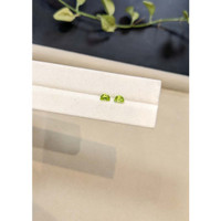 0.73&nbsp;Ct.Tw.Total Carat Weight Green (Lime Green) Peridot Pair from Burma (Myanmar) Life Style