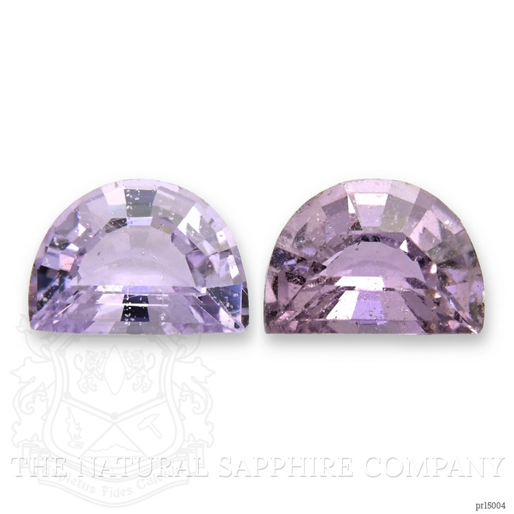 0.82 Ct.Tw. Purple Sapphire Pair from Madagascar