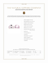 0.84 Ct.Tw.Total Carat Weight Pink Sapphire Pair from Madagascar Scan Report